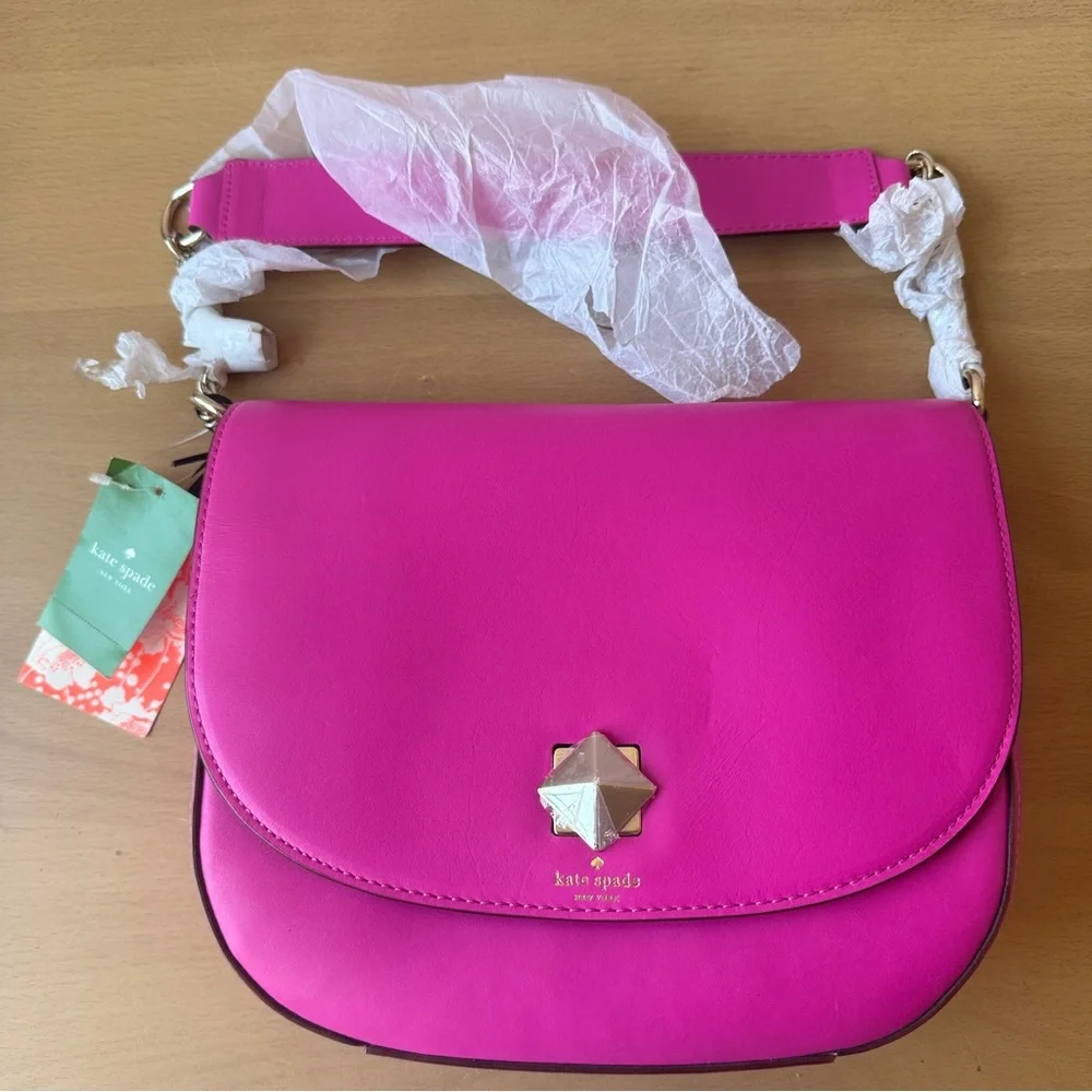 Brand New With Tags Women’s Hot Pink Kate Spade Shoulder Bag